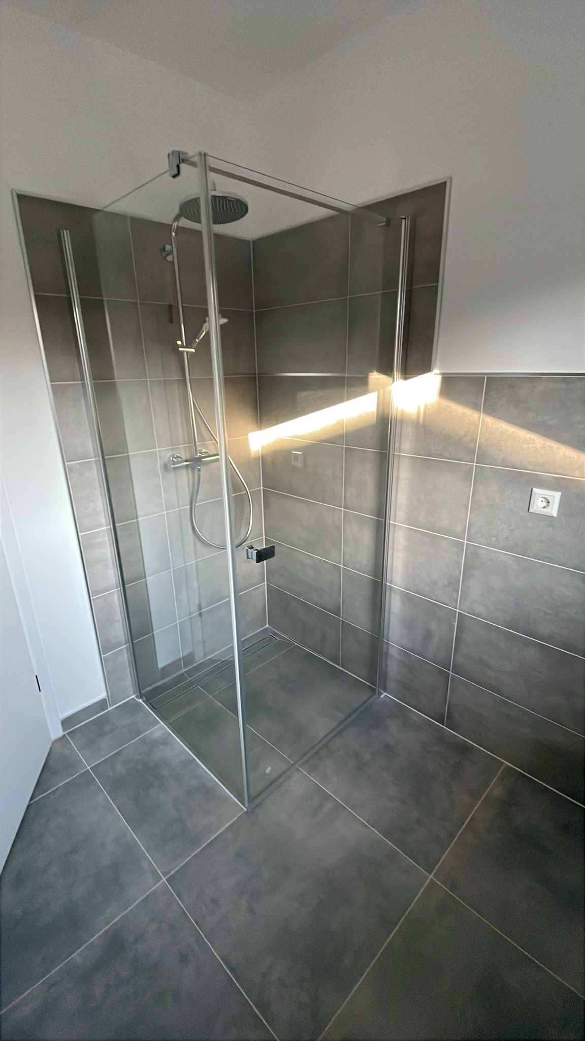 Ebenerdige Dusche